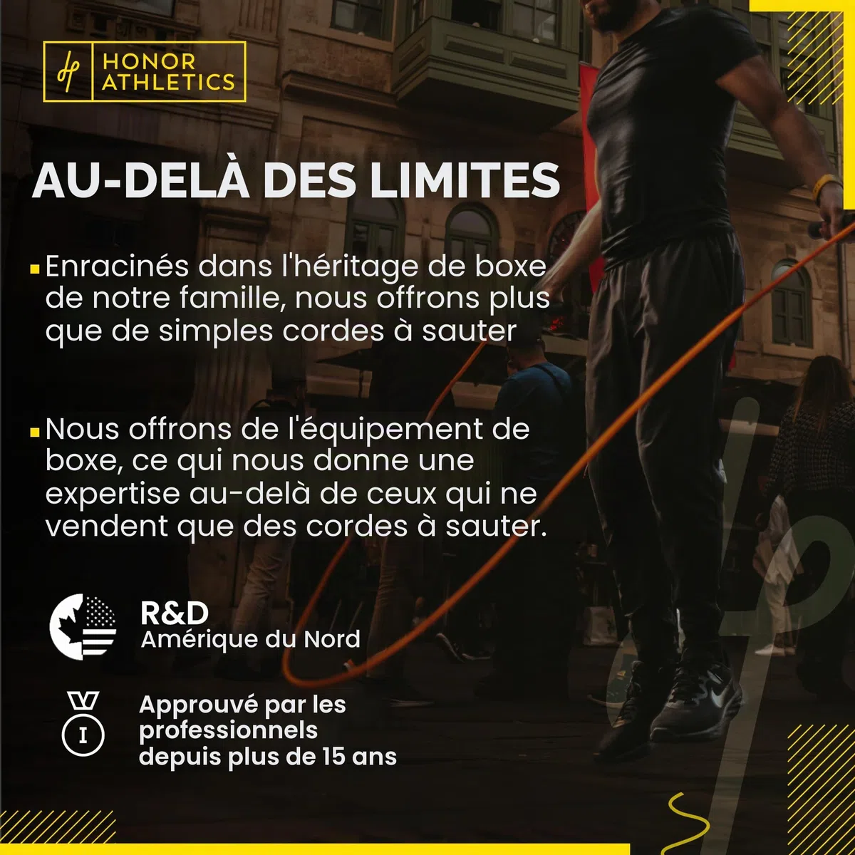 Honor Athletics - Corde à sauter lourde de 0,5 kg pour entraînement de haute intensité et de force – Corde réglable en PVC de 3 m avec poignée ergonomique, roulement à billes, idéale pour la boxe, le