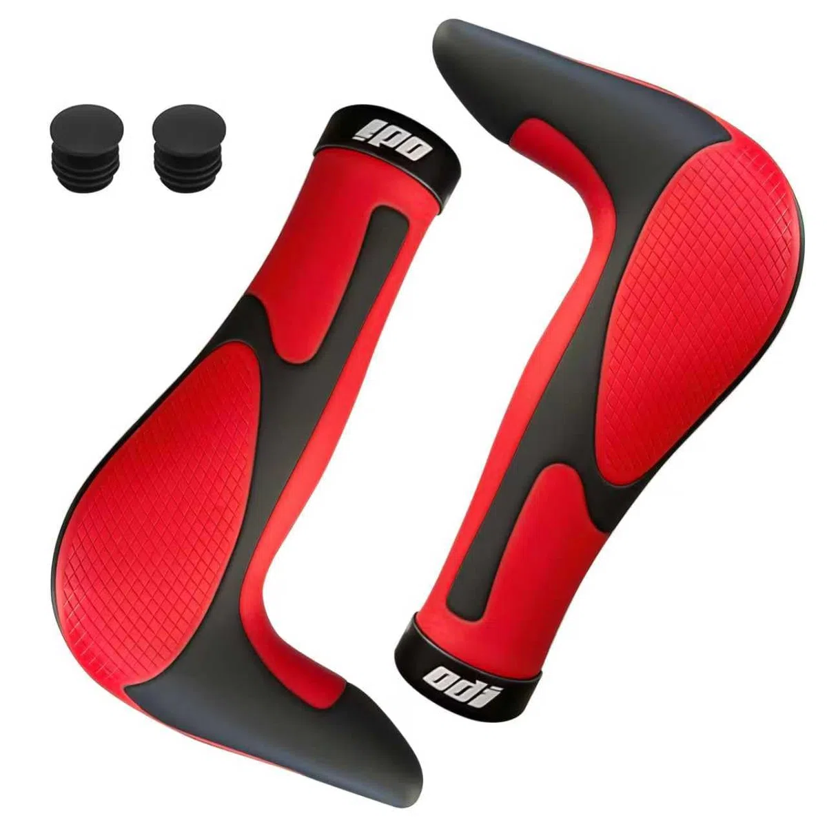 auvstar Poignée VTT,22.2mm Poignées de Guidon Vélo,Ergonomique VTT Poignées de Vélo Absorption des Chocs Antidérapant Confortable,Vélo Bicyclette/Ville/BMX/Mountain Bike