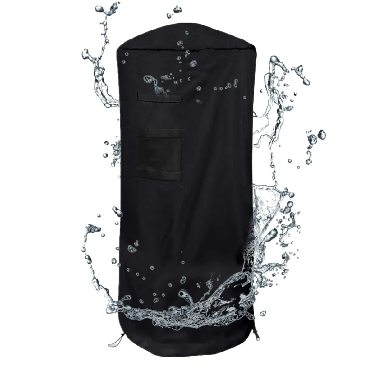 Generic Housse de Sac de Frappe Imperméable Extérieur Intérieur, Sac de Boxe et Kick-Boxing, Noir, Adulte, Tissu Oxford 420D, 34 x 147,8 cm