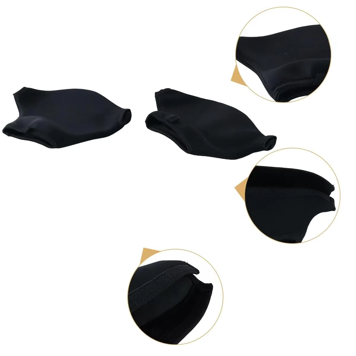 1 paire de gants de pagaie pour kayak – Antidérapants, imperméables, en néoprène noir, pour le canoë-kayak et le rafting