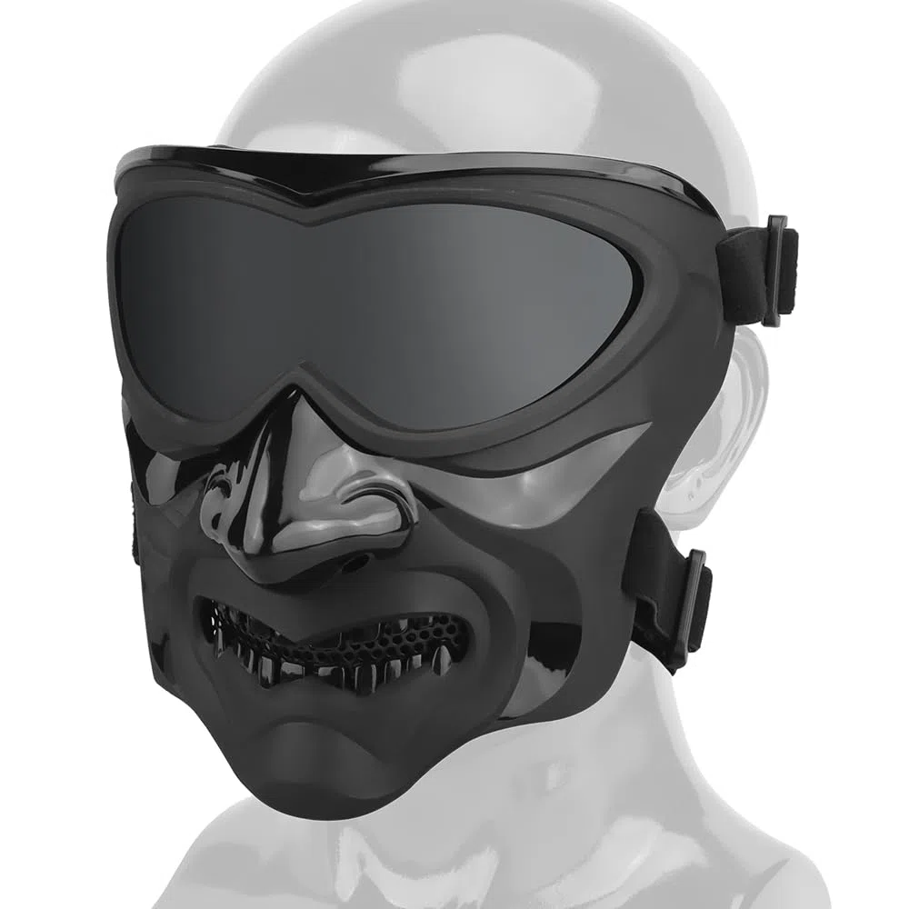 ACEXIER Masque Tactique Airsoft Paintball Shooting CS War Game Masque de Protection Halloween Party Cosplay Prop Night Knight Mask