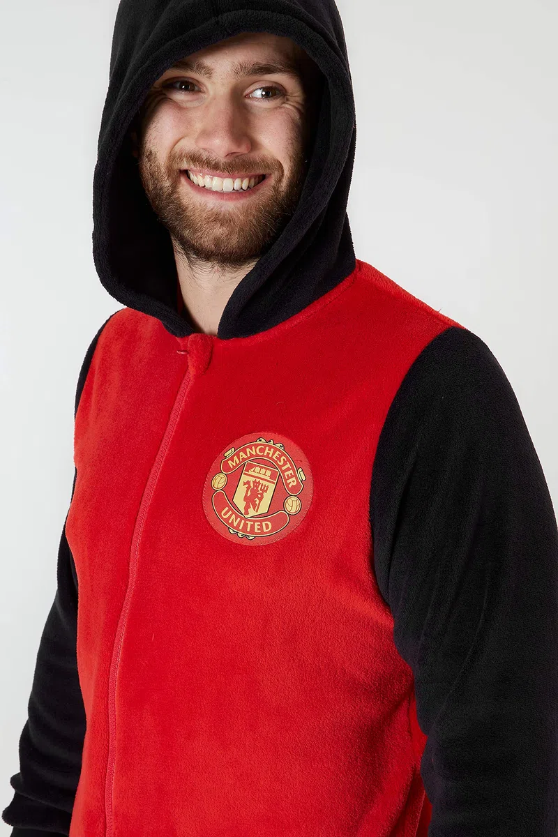 Manchester United F.C. Pyjama en polaire pour homme, cadeau de football pour homme