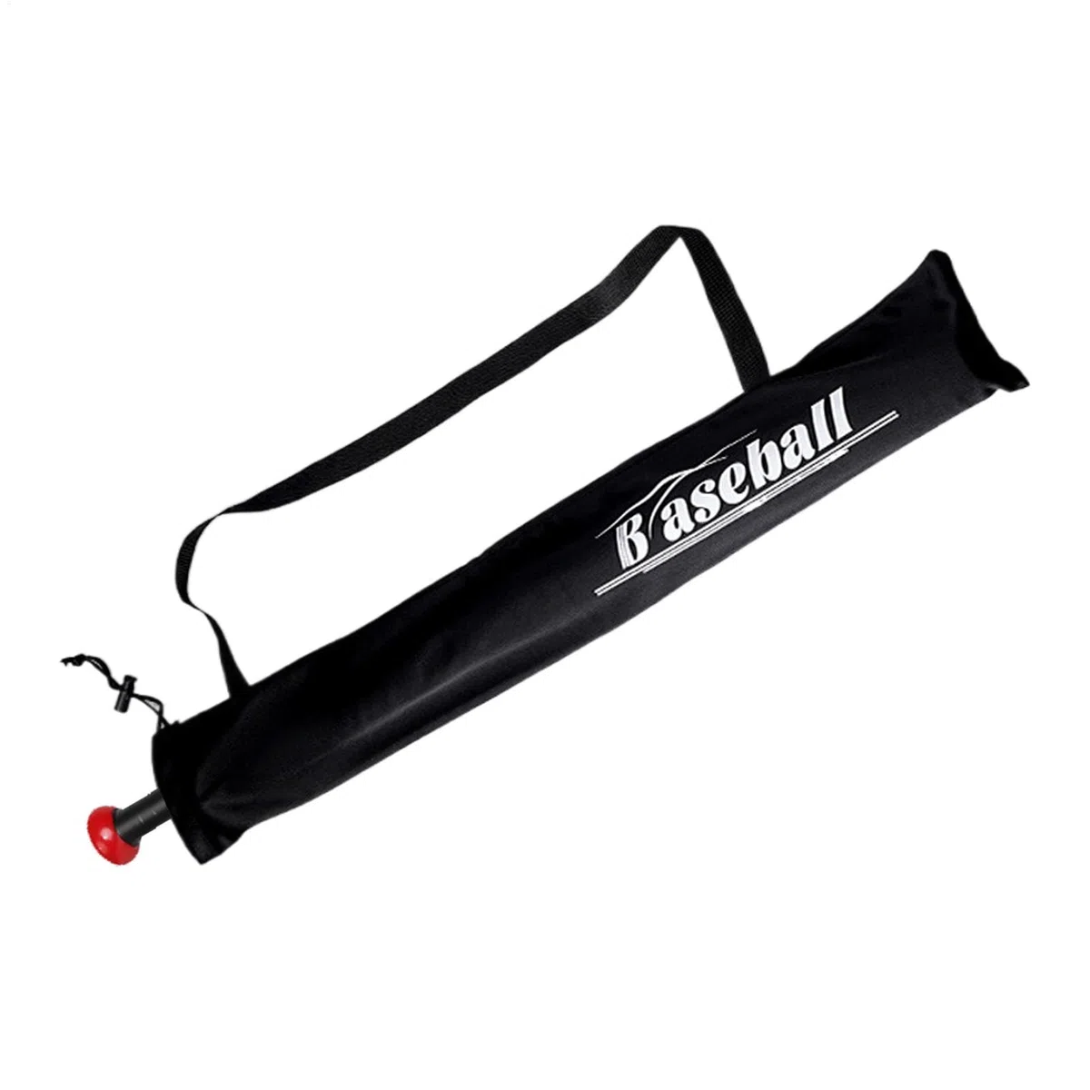 Sacs pour batte de baseball,Sac pour batte de baseball pour voyage,Sac organisateur de batte de baseball pliable - Sac fourre-tout noir avec sangle, sac à bandoulière épais pour débutants, joueur de b