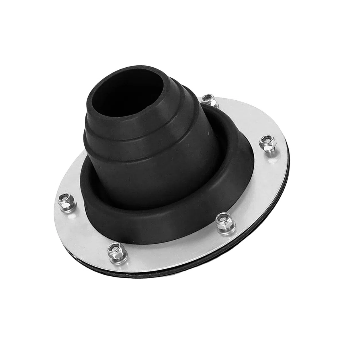 Amagogo cheminée Tuyau de poêle Joint, Joint de Tuyau de cheminée, Cric de poêle de Tente en Silicone, Tuyau de Botte de Tuyau de Toit de 7,6 cm à 16,5 cm, raccord de Tuyau de cheminée