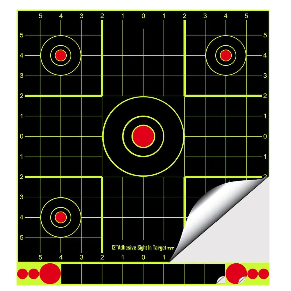 25 cibles à éclats Splitter Sticker 30.5 x 33CM Splatter Papier Autocollant Cible et Cible adhésive, cibles de tir réactives pour Tous Les fusils, Pistolets, carabines à air comprimé, Airsoft