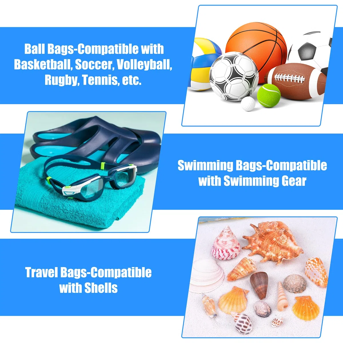 2 Pièces Sac à Dos De Basket-Ball, Sac en Filet, Sac Ballon De Basket - Filet Pliable Zippée et Mousqueton, Bandoulière Réglable Filet Ballon avec Cordon pour La Natation, Le Fitness et Les Voyages