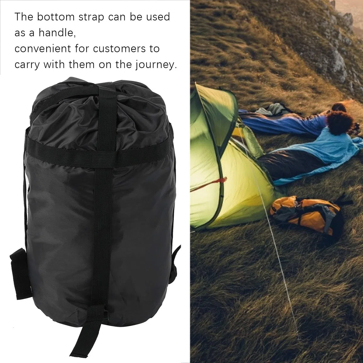 Alvinlite 2 Sacs De Rangement, Housse De Sac De Couchage en Tissu Oxford, Sac De Rangement à Compression pour Adulte, Rangement De Sacs De Couchage pour la Randonnée, la Randonnée Et Le Camping