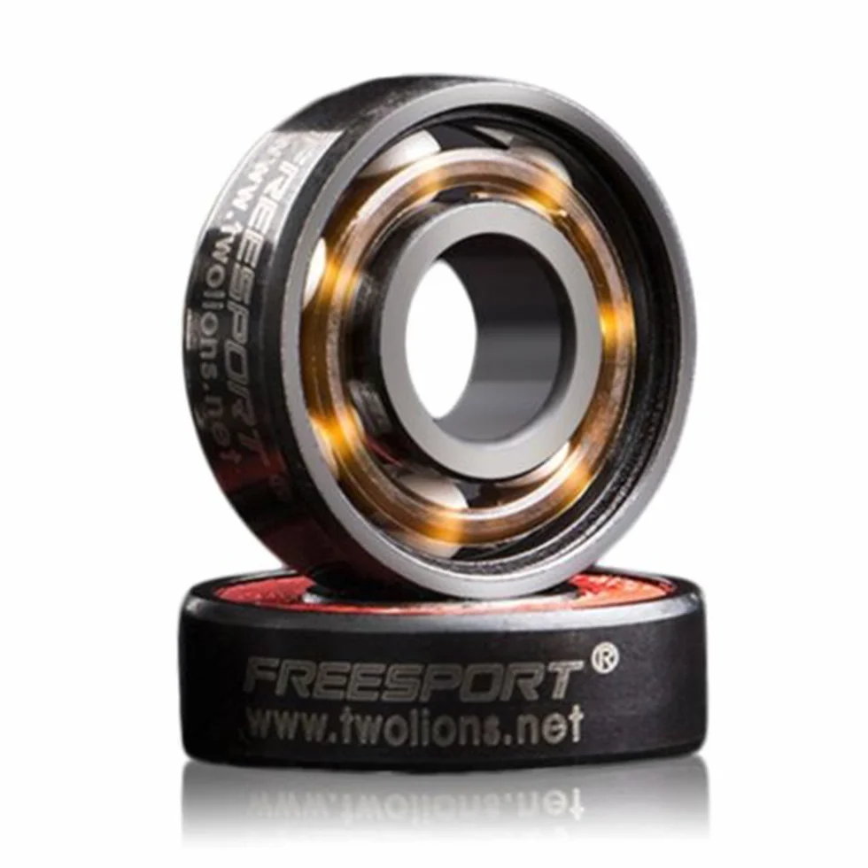 8pcs en Céramique Skate Roulements, 608 RS Abec 9 Roulements à Billes pour Skate, Roulements de Skateboard Longboard Roulement Roller Skate Roulements 8mm x 22mm x 7mm