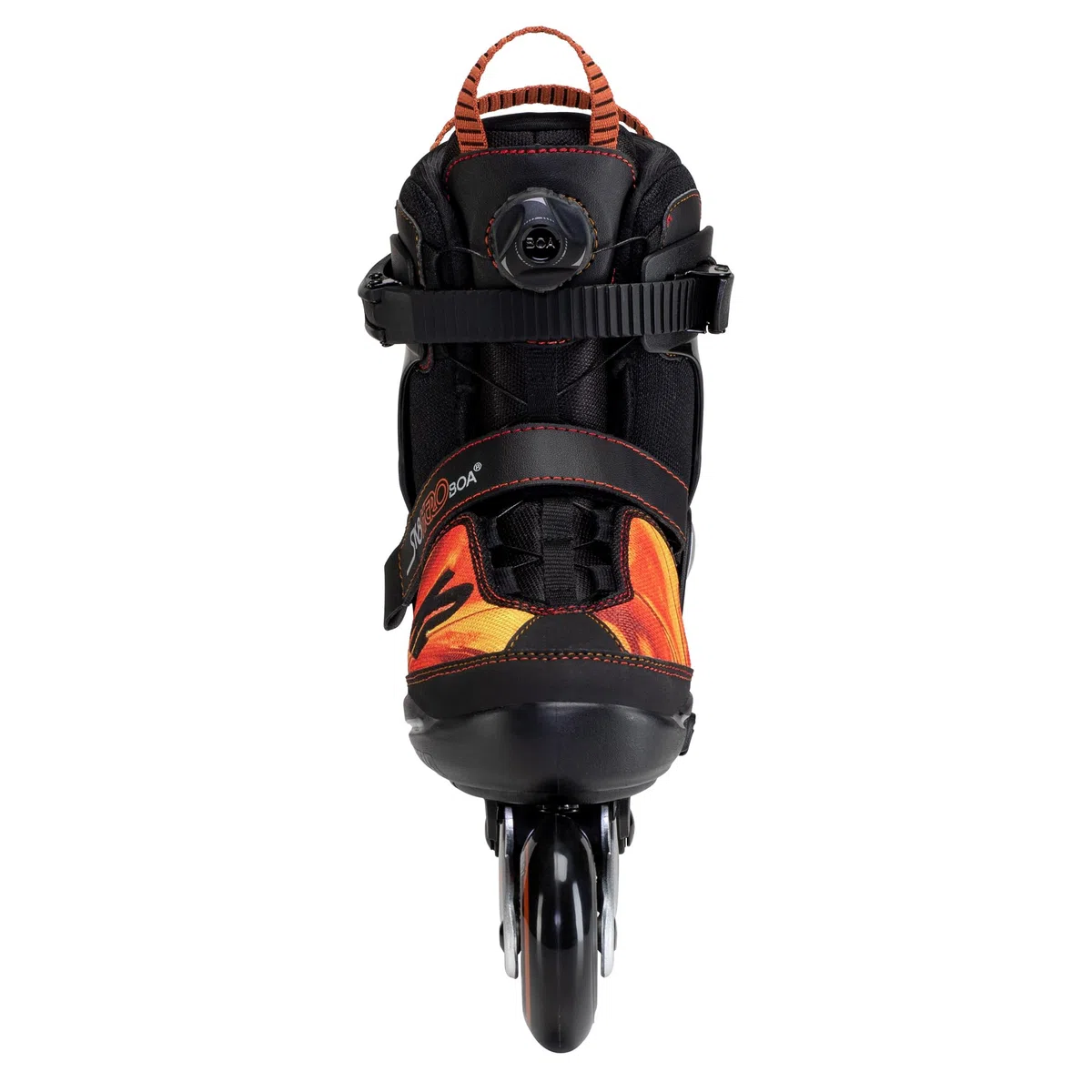 K2 SK8 Hero BOA ALU Inline Skate 2024 Black/Orange