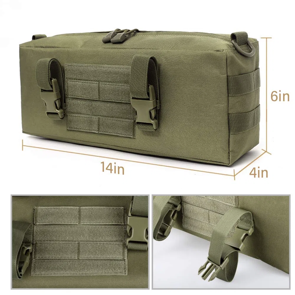 WYNEX Pochette Molle Tactique Pochette Supplémentaire de Sac à Dos Randonnée Poche Molle Latérale Verticale Pochette de Rangement Tactique Sac à Bandoulière Sacoche Militaire