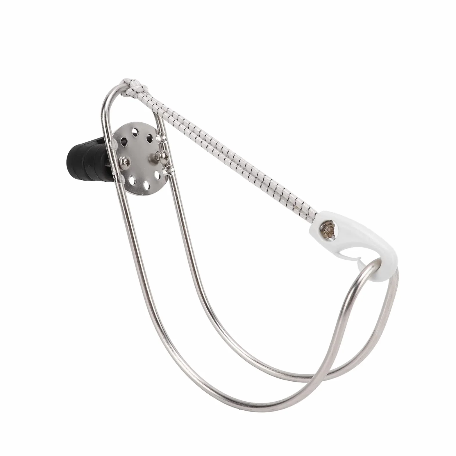 Support de Bouée de Sauvetage Robuste avec Trajectoire Réglable pour Bateau, Support de Bouée de Sauvetage Marin en Acier Inoxydable pour Les Amateurs de Navigation de Plaisance