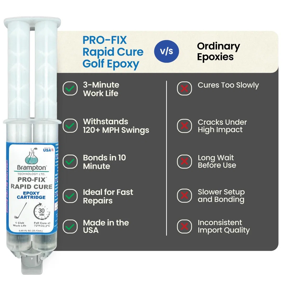 Brampton Epoxy PRO-FIX 5&10 Rapid Cure - Golf Club Repair, .85 ounces