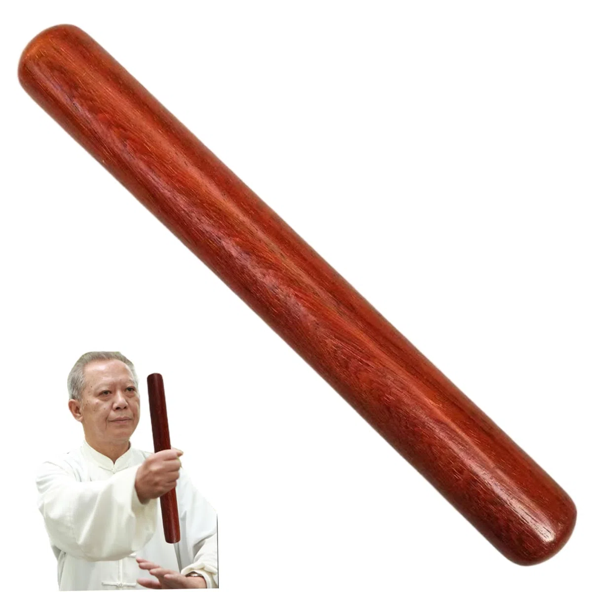 Bâtons de Tai Chi pour débutants, règle de Tai Chi en bois 15, 8x1, 4 pouces, outils pratique pour le fitness et la rééducation physique