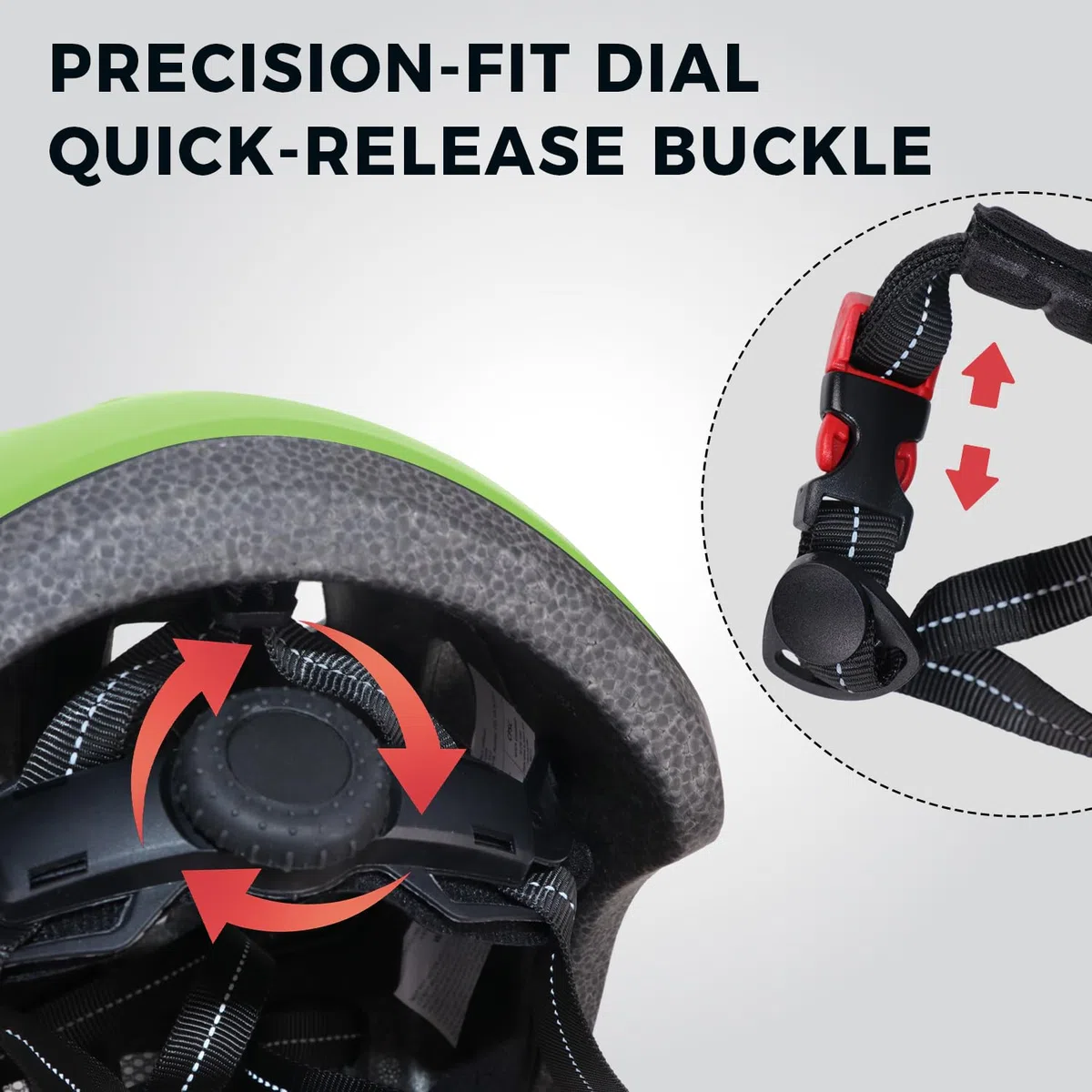 Glerc Casque multi-sport pour garçons et filles, pour le cyclisme, la trottinette, le skate et la planche à roulettes, taille S/M réglable avec système d'ajustement à cadran, design léger et flux
