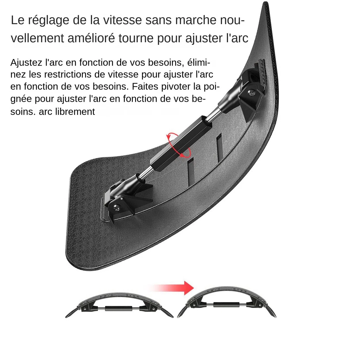 Planche De Soutien Lombaire, Etireur Lombaires, Masseurs pour Le Dos, Etirement Lombaire, Stretcher Fitness Équipement De Stretch Soutien Dos, pour Hernie Discale, Sciatique, Scoliose