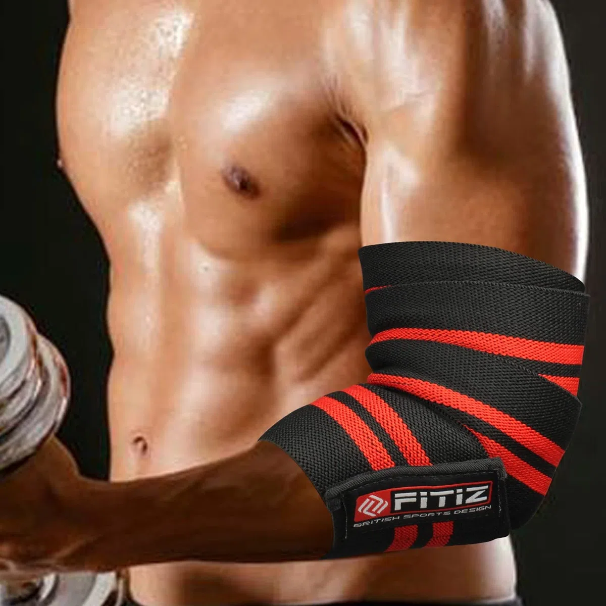 Paire de coudières pour haltérophilie et entraînement - Coudières résistantes pour entraînement - Protection de coude pour la gym, le bodybuilding, le cross training