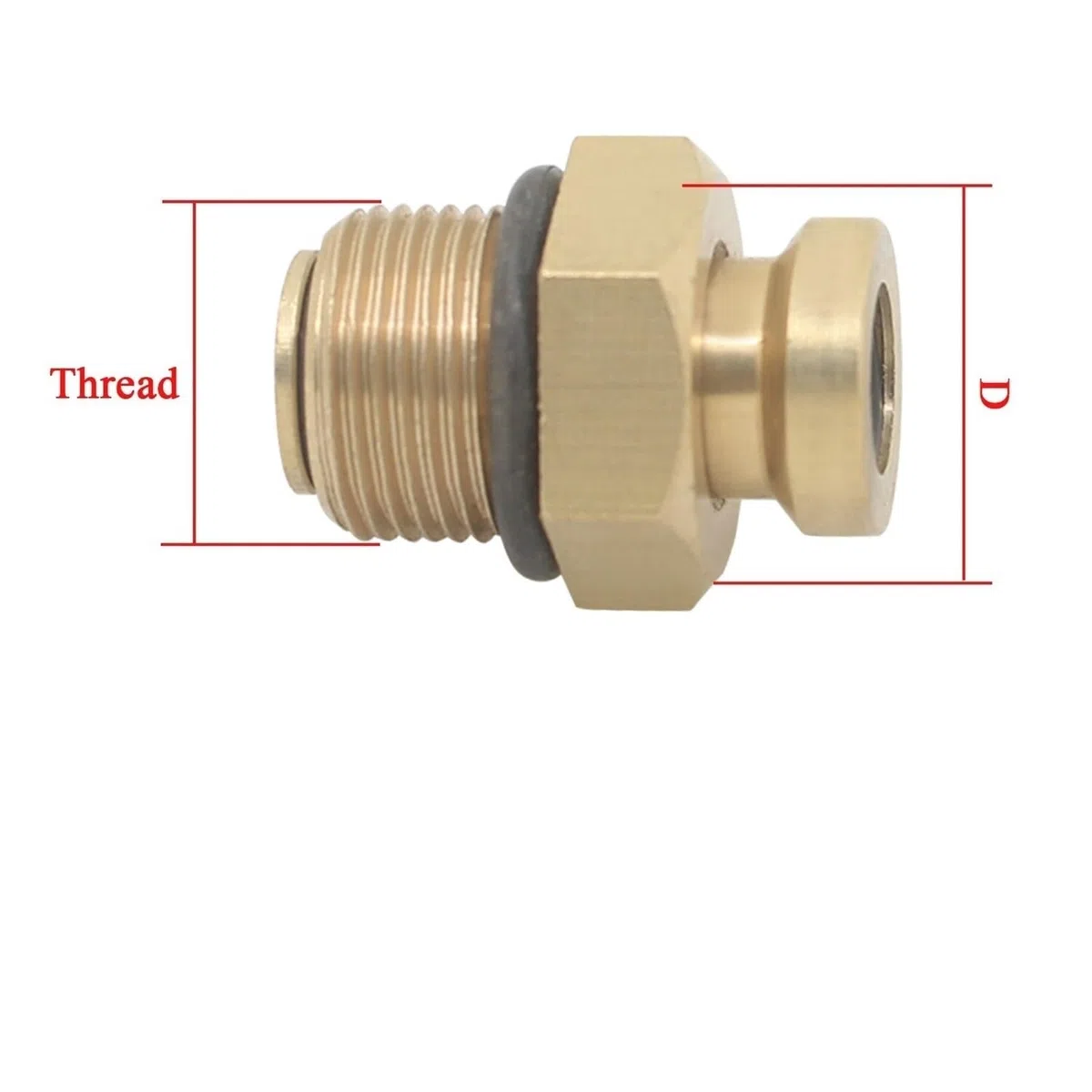 Buse d'air d'arbre Gonflable pneumatique, Accessoires d'arbre Valve d'arbre d'expansion d'air de buse Gonflable(Horn Shape 9.5-0.9mm)