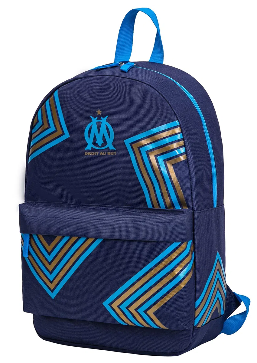 OLYMPIQUE DE MARSEILLE Sac à Dos Scolaire Om - Collection Officielle