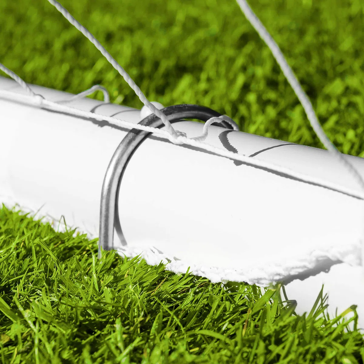 FORZA Poteaux de Rugby/Football en PVC [3 Tailles] | Idéal pour Les Enfants dans Le Jardin | Structure en uPVC Durable avec Filet Résistant aux Intempéries