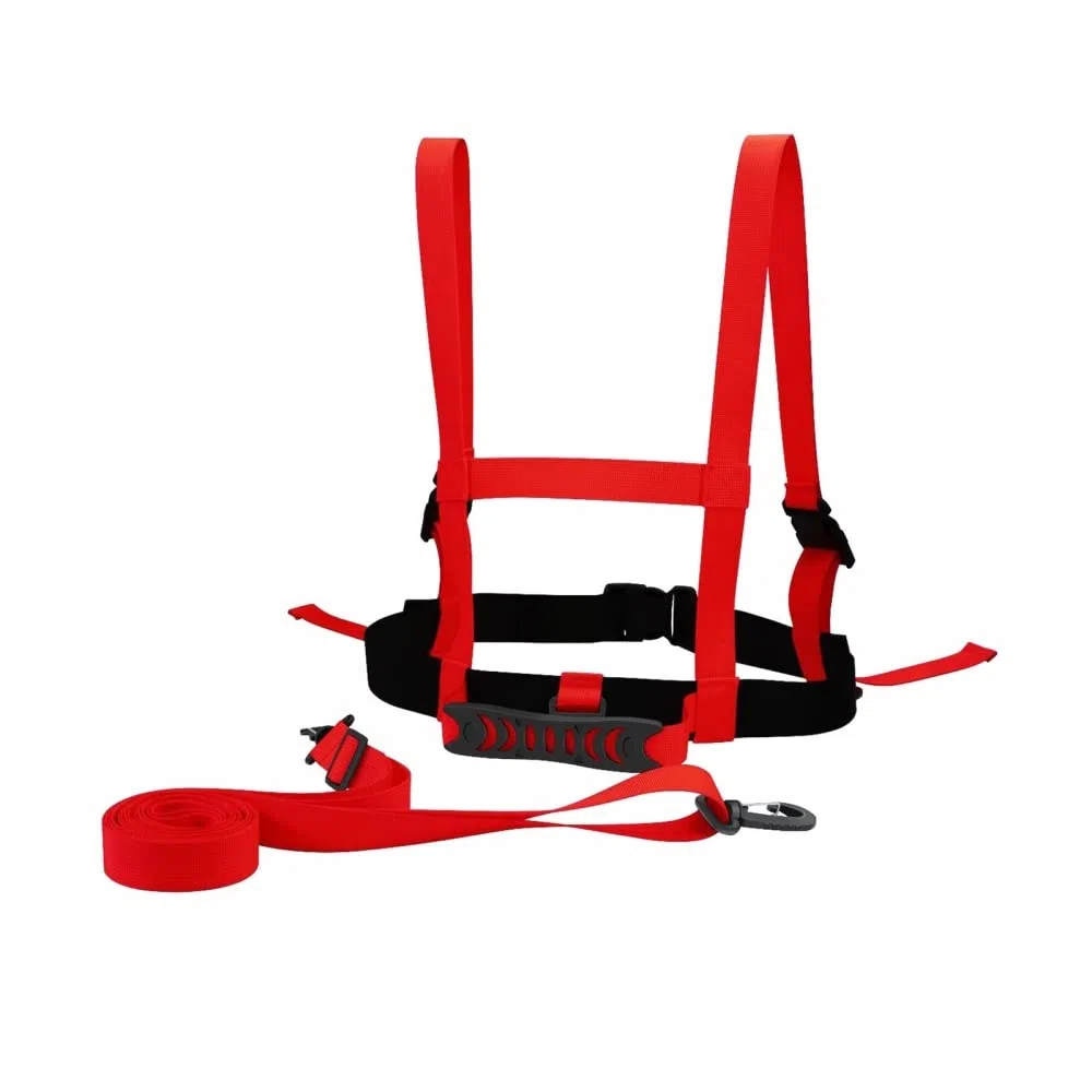DONGKER Harnais de Ski pour Enfants,Harnais D'entraînement de Patinage de Snowboard,Harnais D'épaule de Ski Réglable avec Laisse Amovible pour Débutants Enfants Garçons Filles