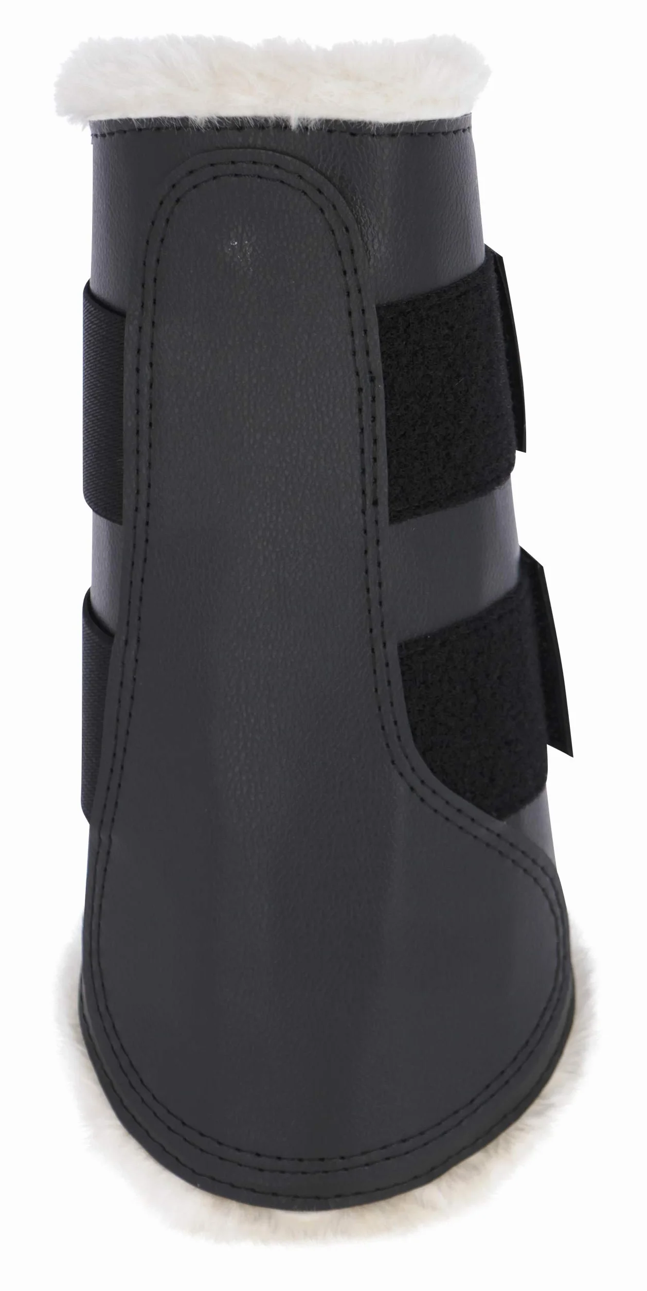 Covalliero KERBL Guêtres de Dressage Fleece Arrières pour Cheval COB Noir 32 cm x 30.5 cm 1 Unité
