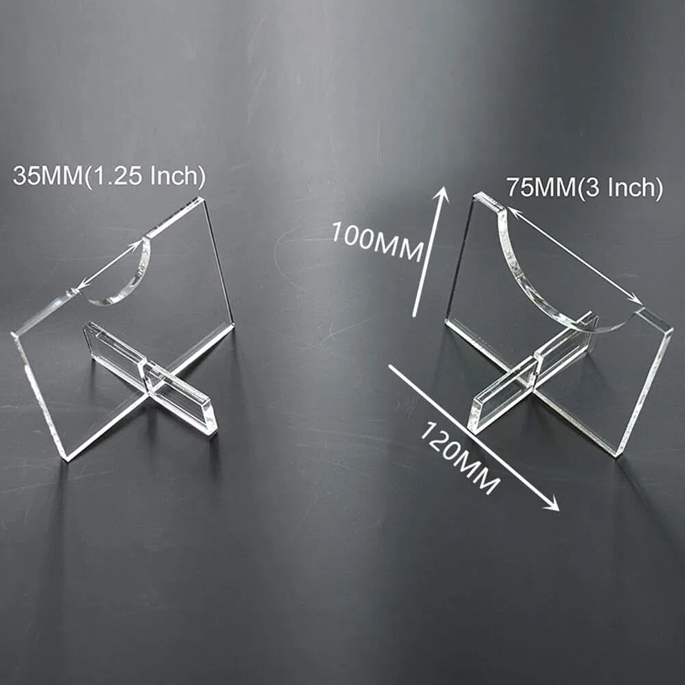 MoreChioce 2PCS Supports de Batte de Baseball, Support D'Affichage de Batte de Baseball Support de Batte de Baseball en Acrylique Support Horizontal de Batte de Baseball