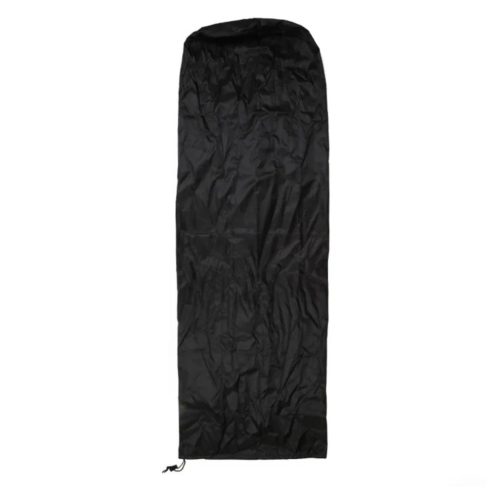 Housse de frappe imperméable à la poussière et au vent en tissu Oxford avec lanière autoportante noire