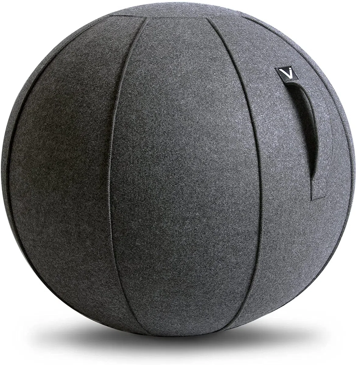 Vivora Luno Fauteuil d'exercice en Feutre Taille Standard (55,9 à 61 cm) pour Bureau à Domicile, entraînement d'équilibre, Ballon de Yoga