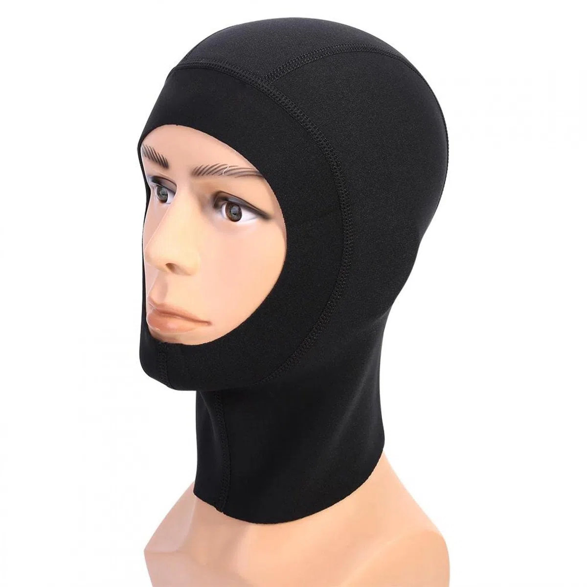 SUNGOOYUE Capuche de Combinaison de Plongée en Apnée 1mm/3mm, Capuche de Combinaison de Plongée en Néoprène Surf Divers Hat(XL-3 mm)