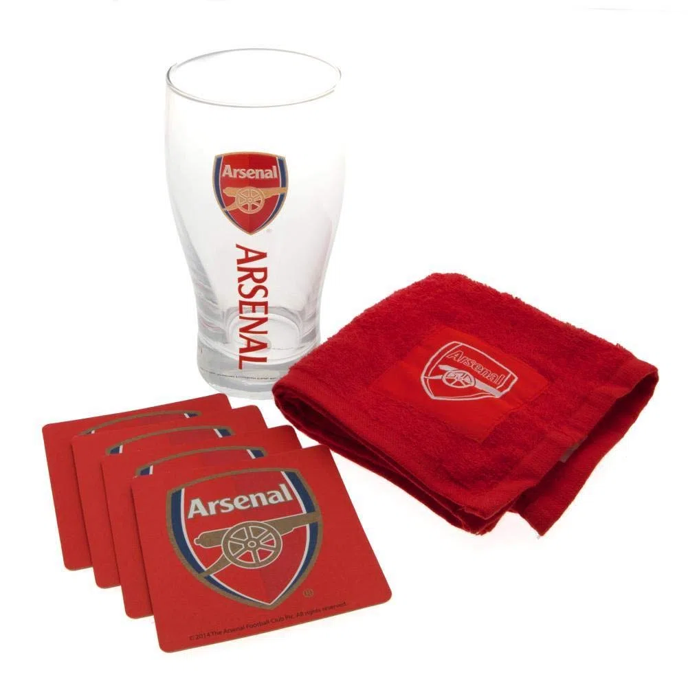 Arsenal FC Football Club Mini Bar Set Produit Officiel de Football