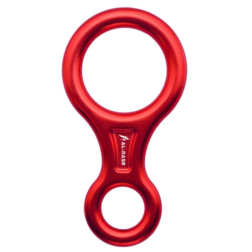 Mousqueton d'escalade 35KN, Corde de en Rappel en Forme de 8, Dispositif D'Assurage en Aluminium, Équipement de en Rappel