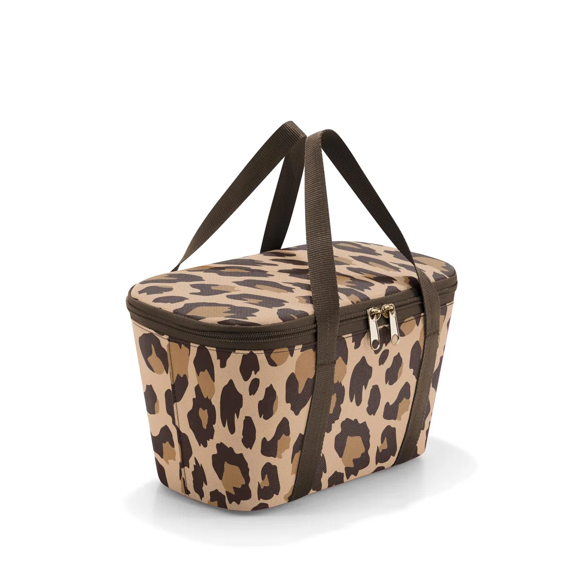 reisenthel Coolerbag XS Leo Macchiato Petit sac isotherme en tissu polyester de qualité supérieure – Idéal pour les pique-niques, les courses et les déplacements