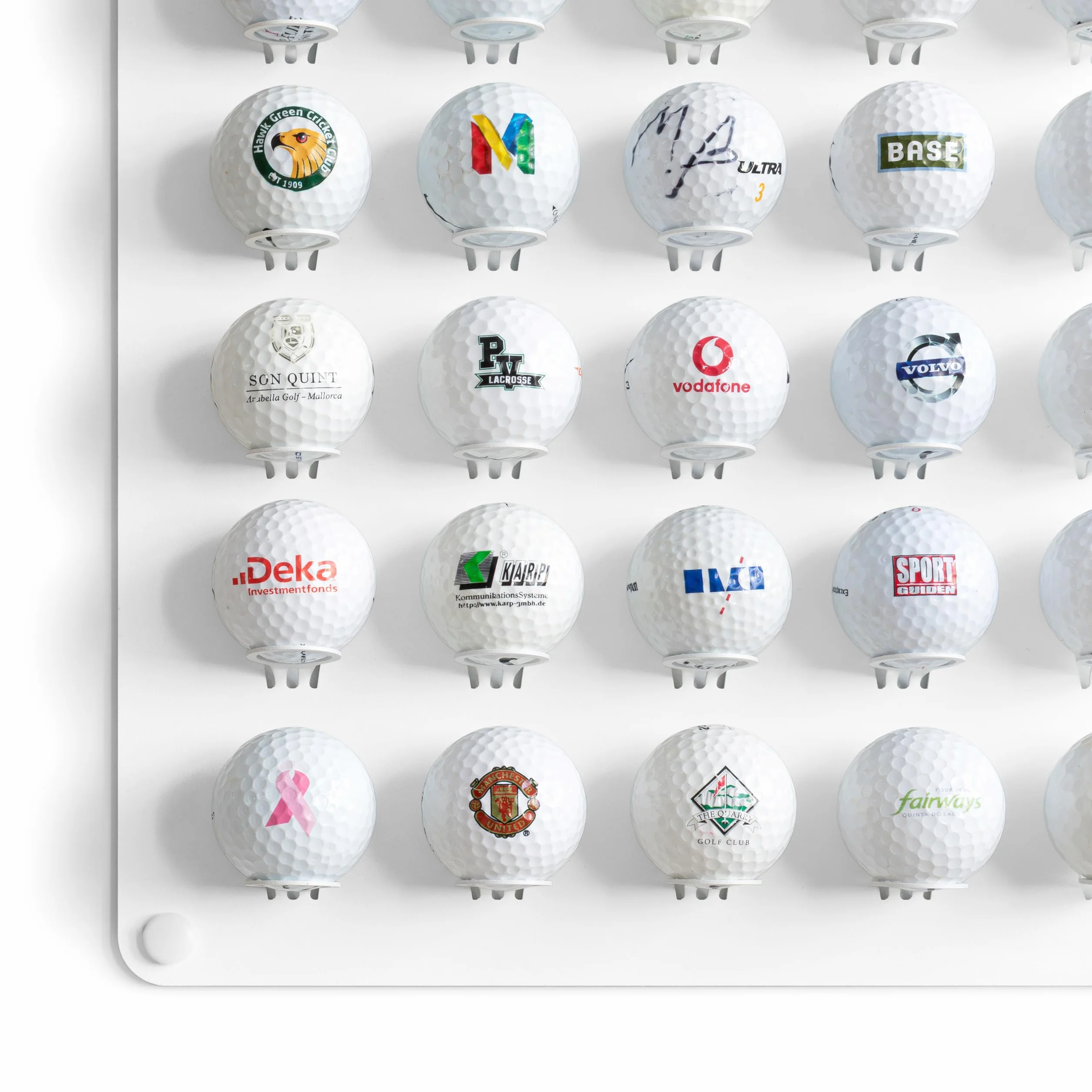 Présentoir pour balles de golf, support, étagère, organisateur, affichage, accessoire, meuble, vitrine murale pour balles de golf, cadeau pour amis.