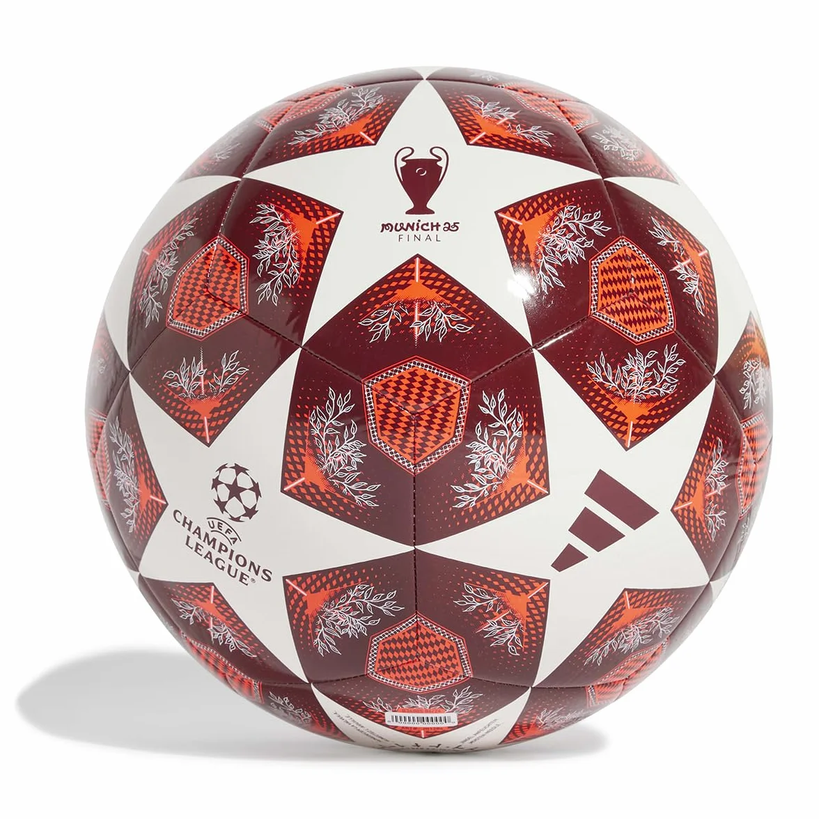 Adidas UEFA Ligue des Champions Ballon de Club JH1284, Ballons de Football Unisexes, Rouge, 5 EU