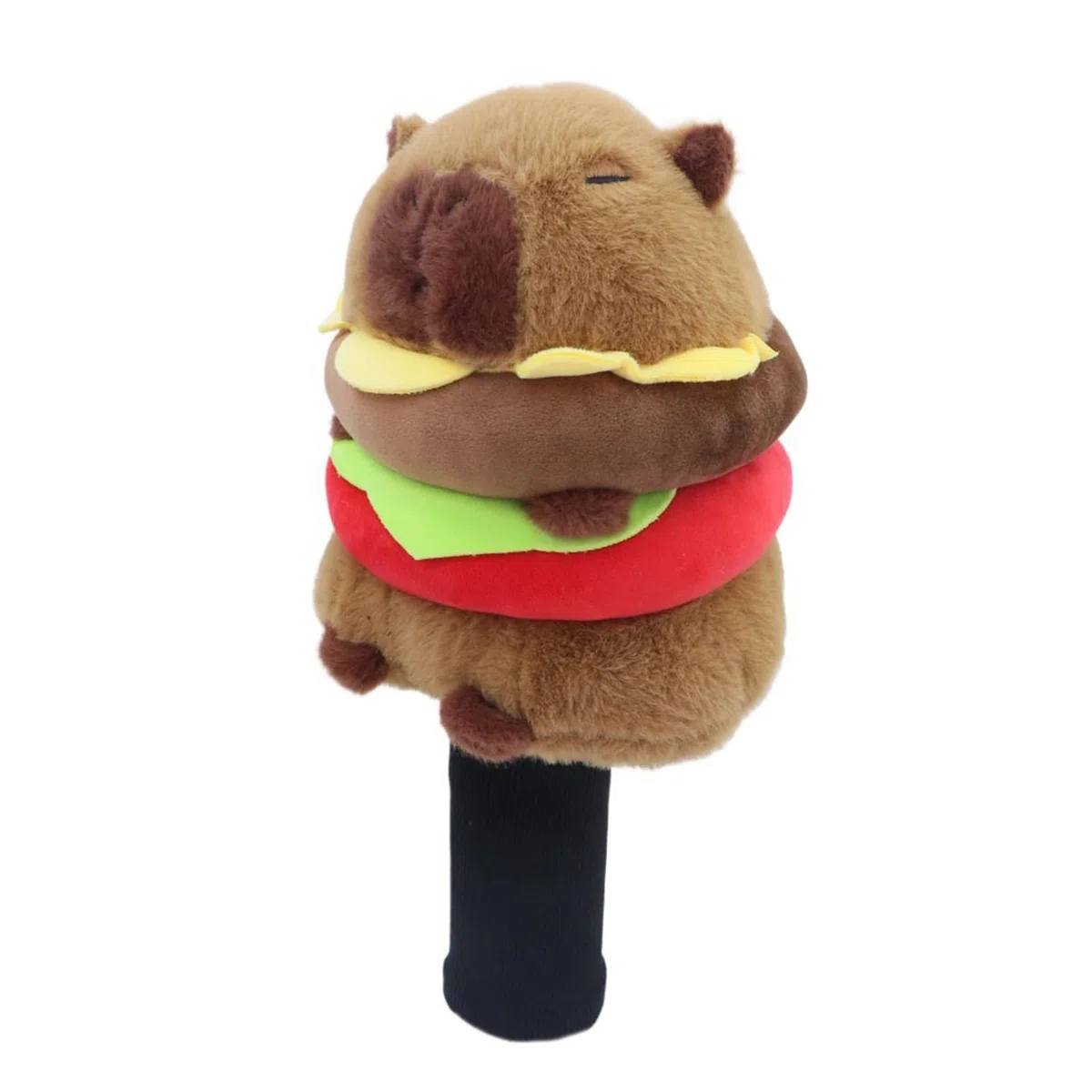 Couvre-club de golf en peluche en forme de Capybara - Résistante aux rayures - Pour homme et femme - Pour intérieur et extérieur