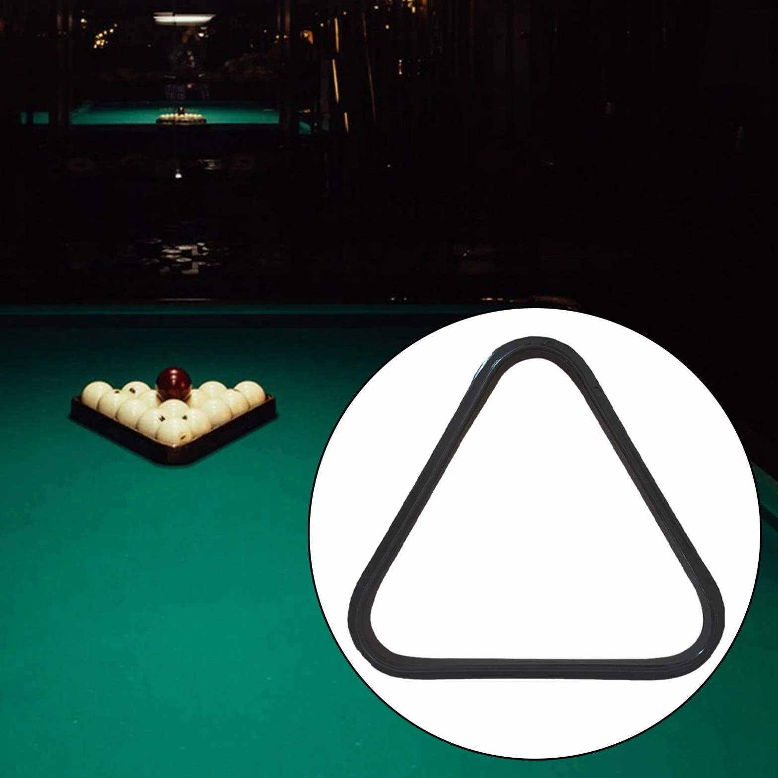 rockible Table de Billard Triangle Support de Boules Table de Billard Triangle Support de Boules de Billard rassembleur