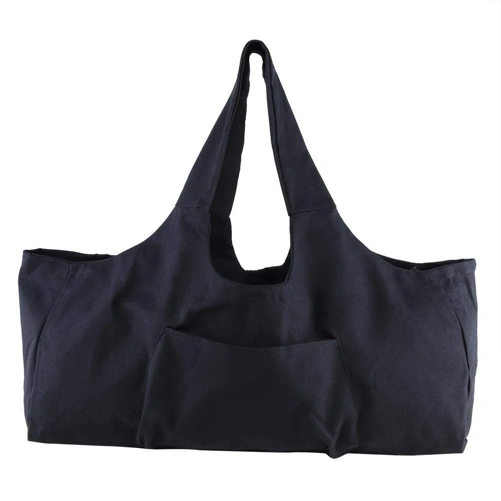 HERCHR Grand Sac de Tapis de Yoga, Sac de Sport fourre-Tout pour Tapis de Yoga avec Poches latérales pour Femmes et Hommes