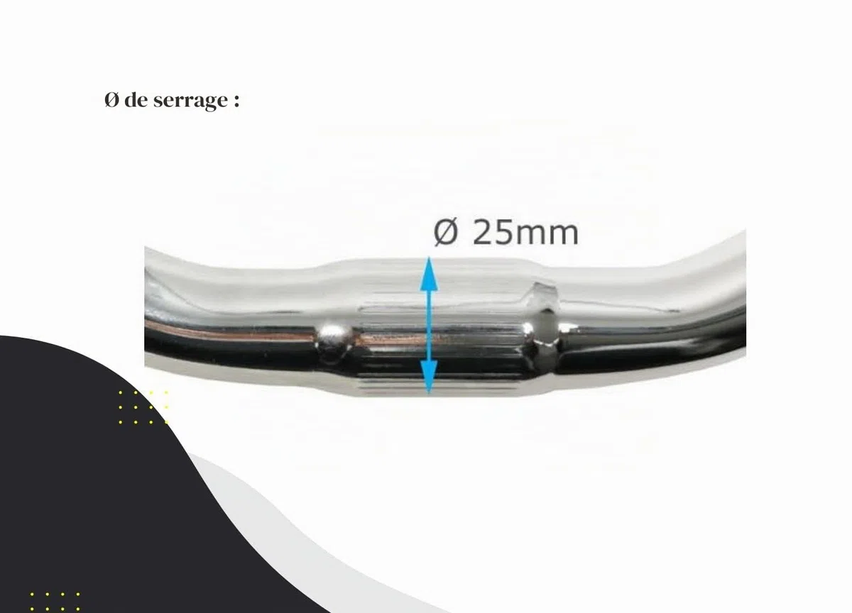 Cintre d'apprentissage - Guidon bonanzale - Largeur de poignée 60 cm - vélo