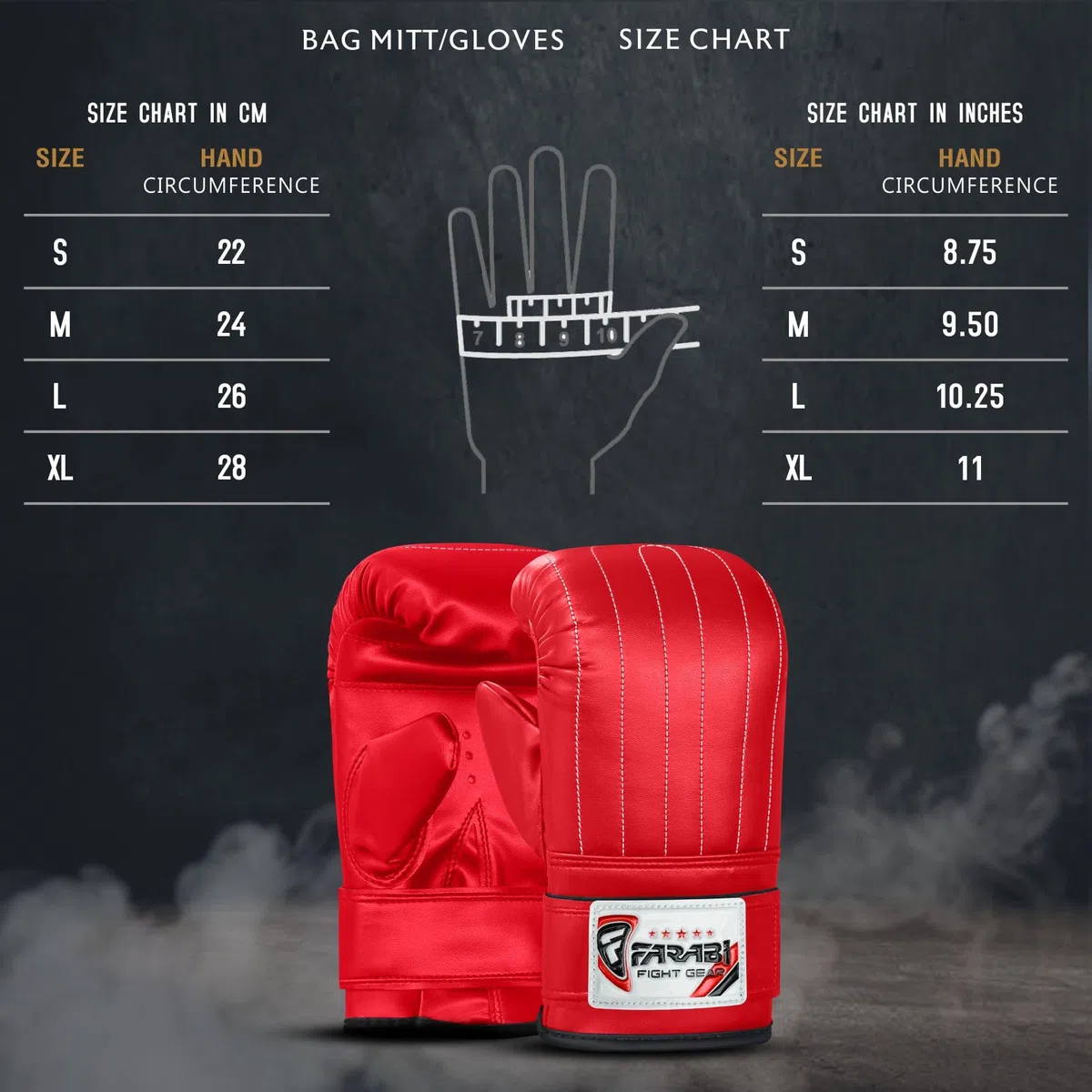 Farabi Sports Boxing Punch Bag Mitt Gloves Punching Boxing Gloves MMA Training Muay Thai Kickboxing MMA Martial Arts Workout Gloves Boxing Gloves Men Boxing Training Gloves