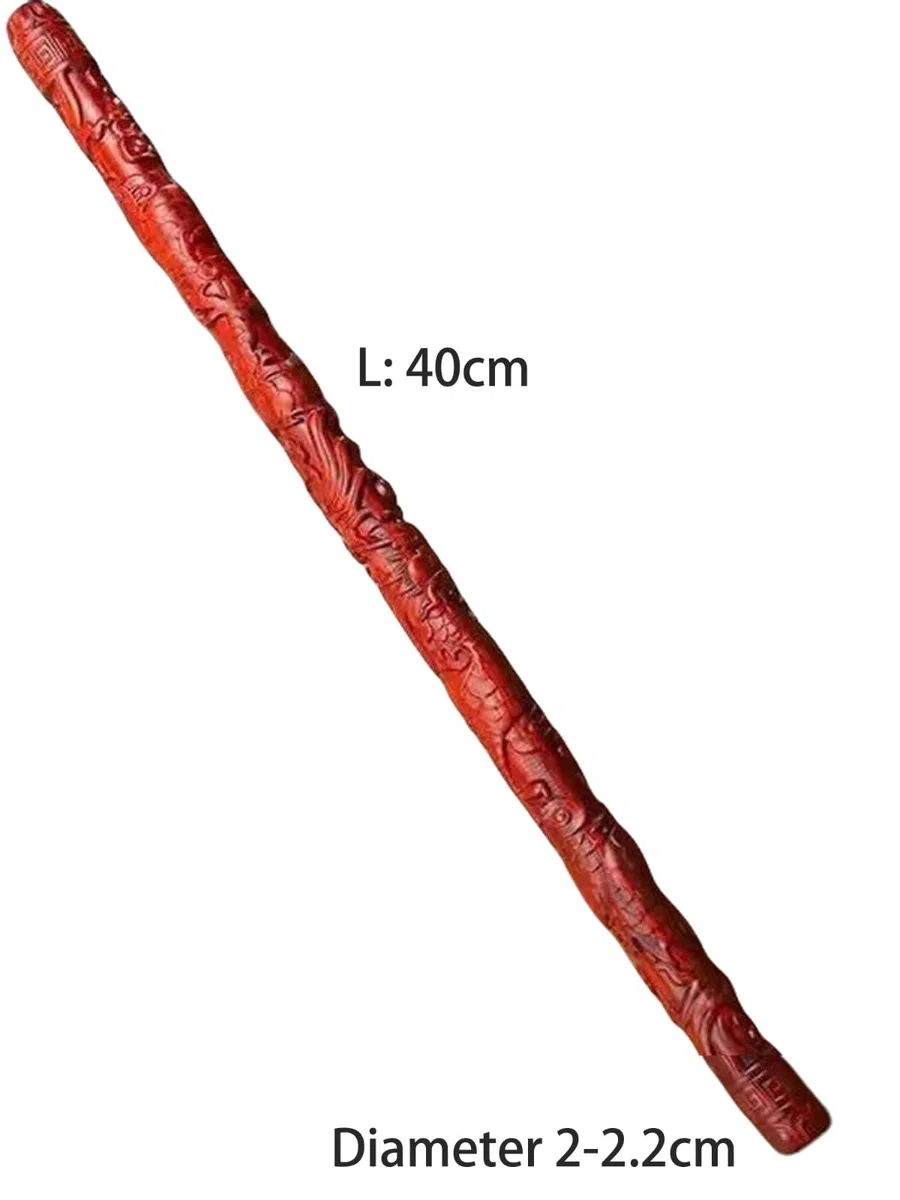 40Cm Bâton De Tai Chi, Bâton d'arts Martiaux en Bois, Règle De Tai Chi en Bois De Qigong Tai Chi Bang Traditionnel Chinois pour l'exercice De Moring Âgé,Bâton D'entraînement Aikido,Kobudo