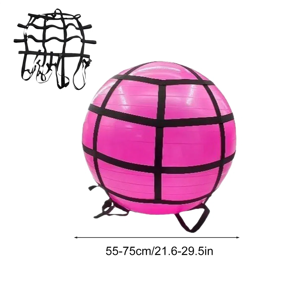 Sangle de balle de Pilates | Sangle auxiliaire pour exercices de yoga, ceinture portable réglable et pour ballon de Pilates, entraînement d'intégration sensorielle, voyage, gym à la maison