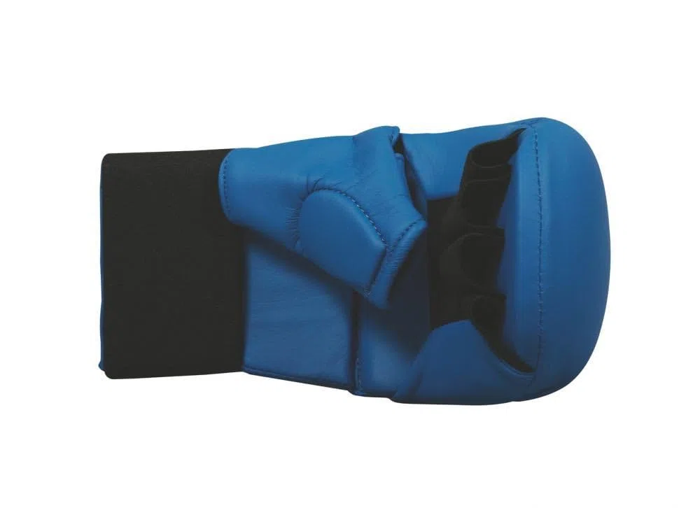 Gants de karaté homologués FFK Bleus