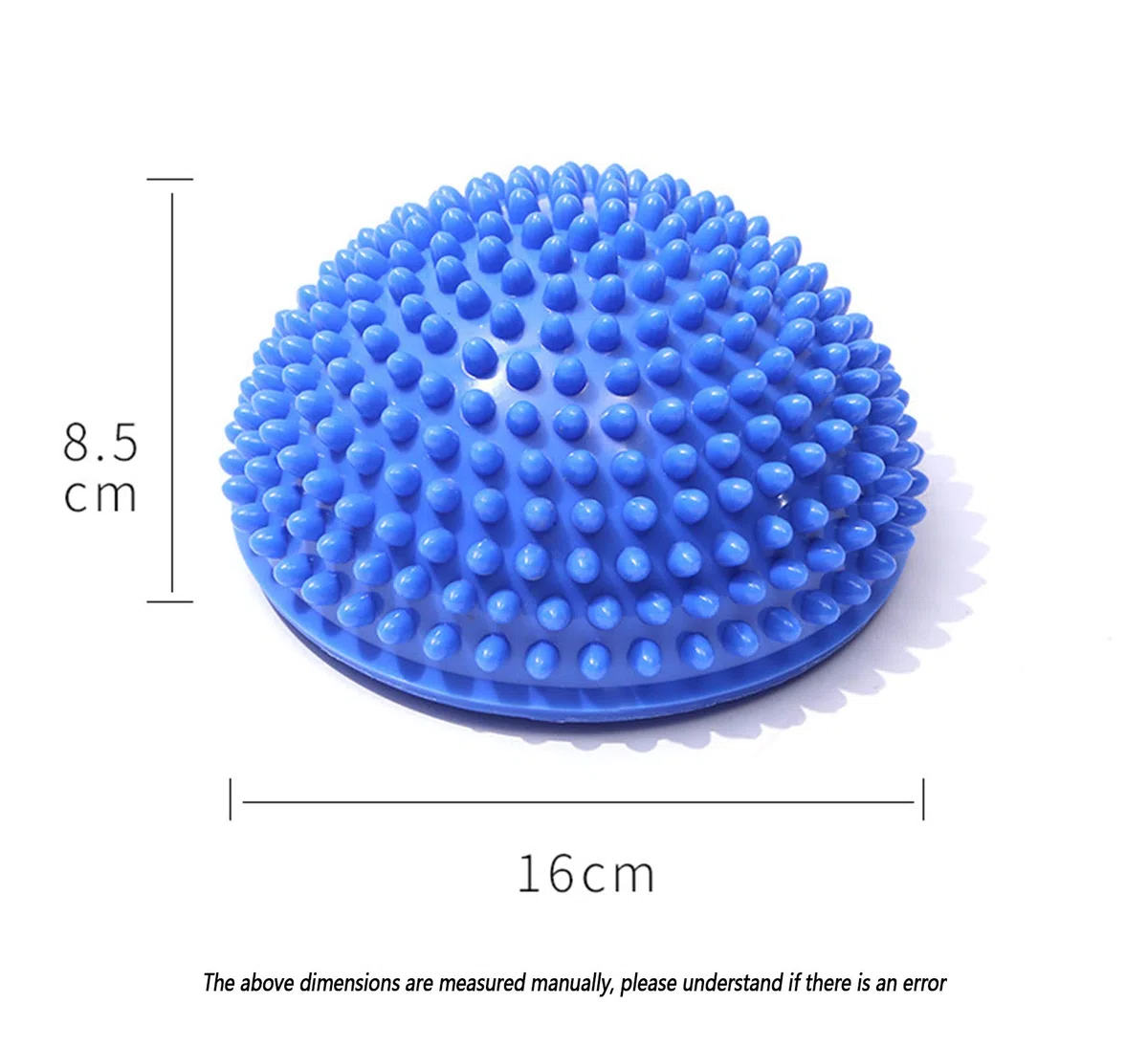 Lot de 2 Boule H'équilibre Hérisson, Demi Balles de Yoga Pied de Massage, Balance Disque Gonflable d'équilibre de Yoga Hérisson, Coussin de Balance pour Entraînement Sport Yoga Fitness Exercice