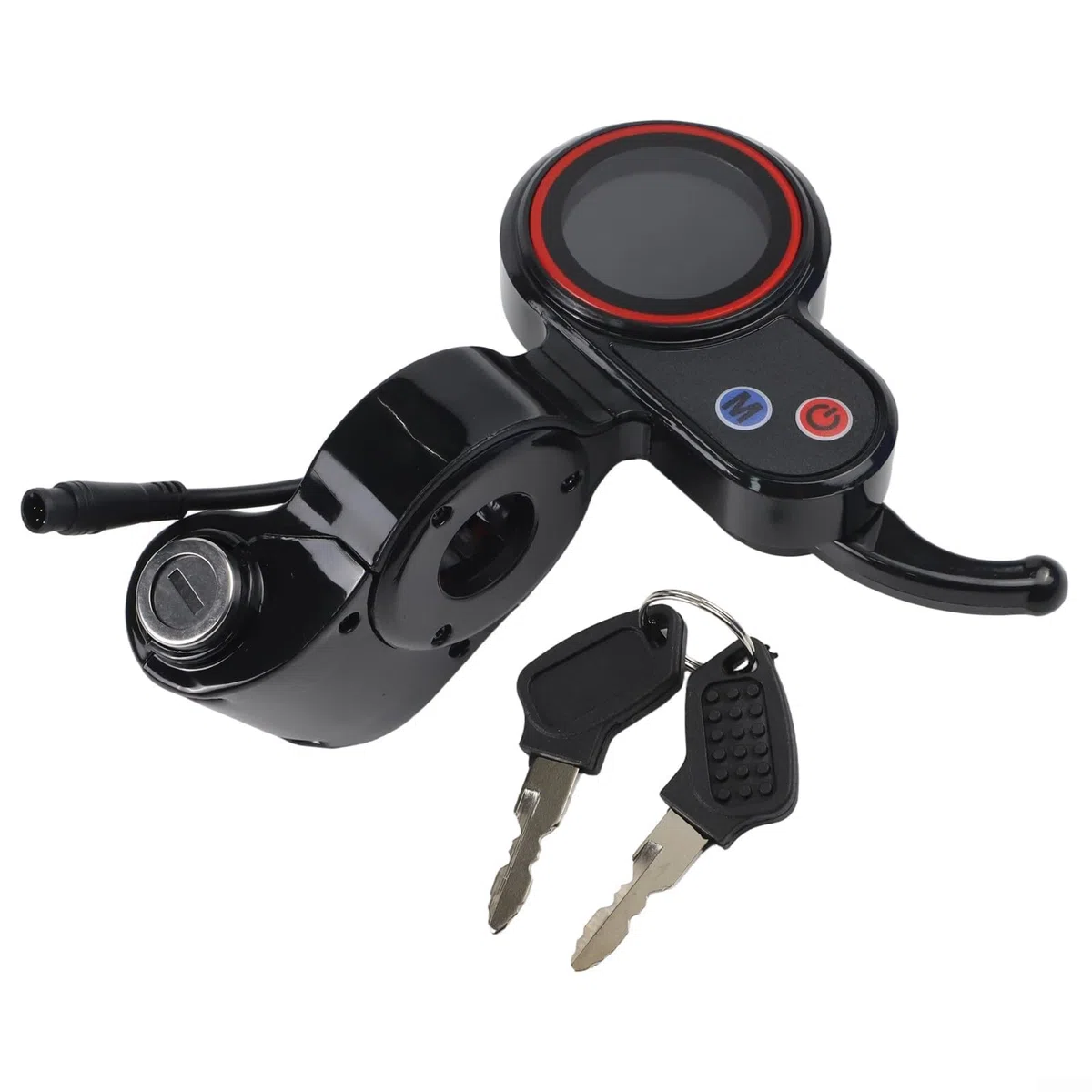Écran LCD pour scooters Hitway H5 Interface 6 broches conçue pour une vitesse précise du niveau de batterie et des kilomètres parcourus