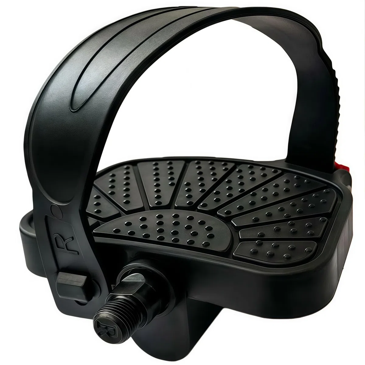 YBEKI Pédales Haut de Gamme pour Vélo d'Appartement - Axes 9/16" & 1/2", Sangles Réglables | Compatibles Peloton/Schwinn/Vélos de Spinning, Antidérapantes