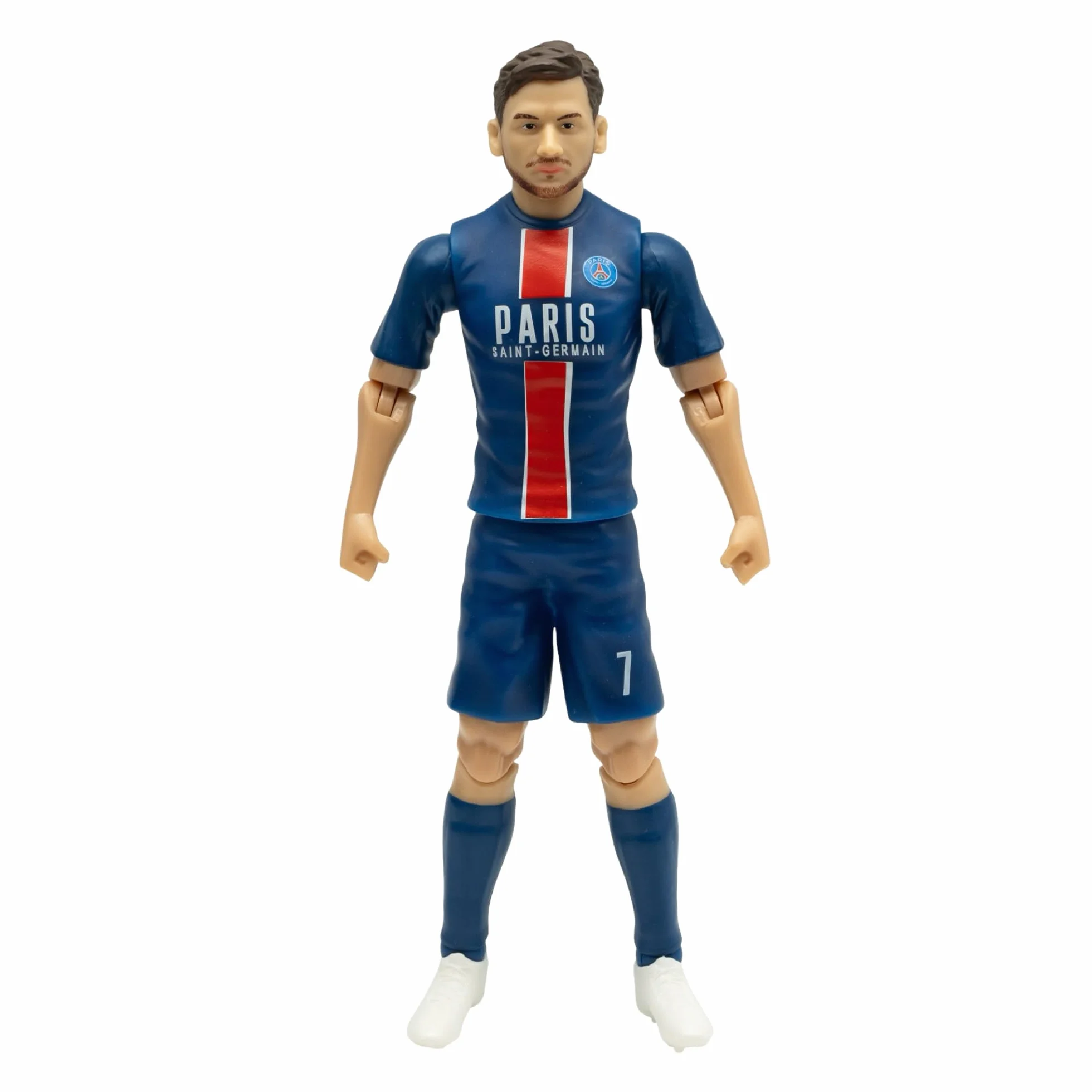 Sockers Banbo Toys Figurine de Football de Collection Paris Saint-Germain Khvicha Kvaratskhelia 20,3 cm