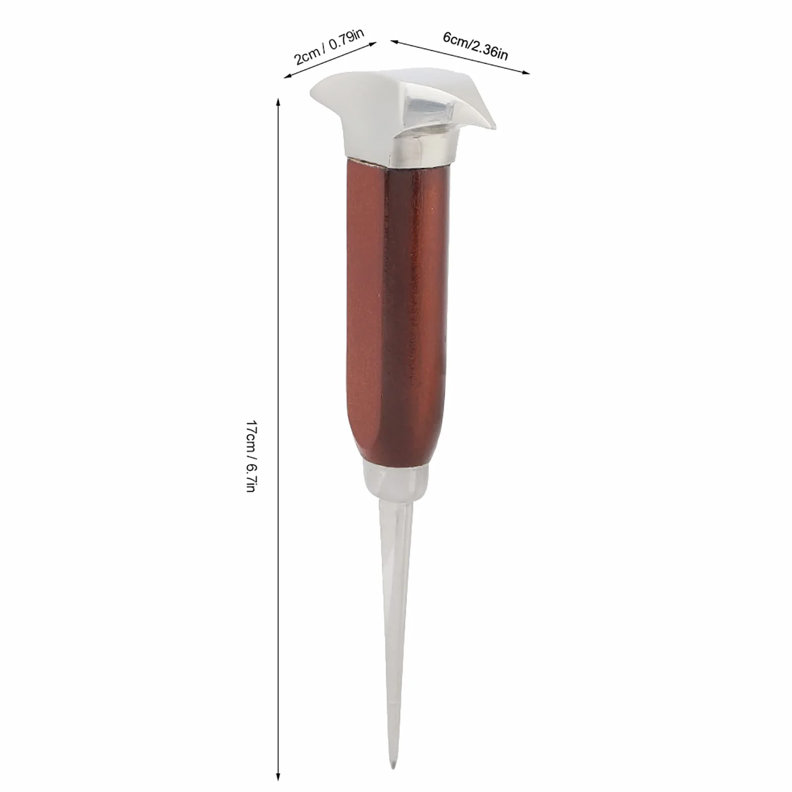 Pic à Glace En Acier Inoxydable Avec Manche En Bois, Pics à Glace Pour Briser La Glace, Outil De Pioche à Glace Broyeur à Glace Manuel Pour Les Et La Maison