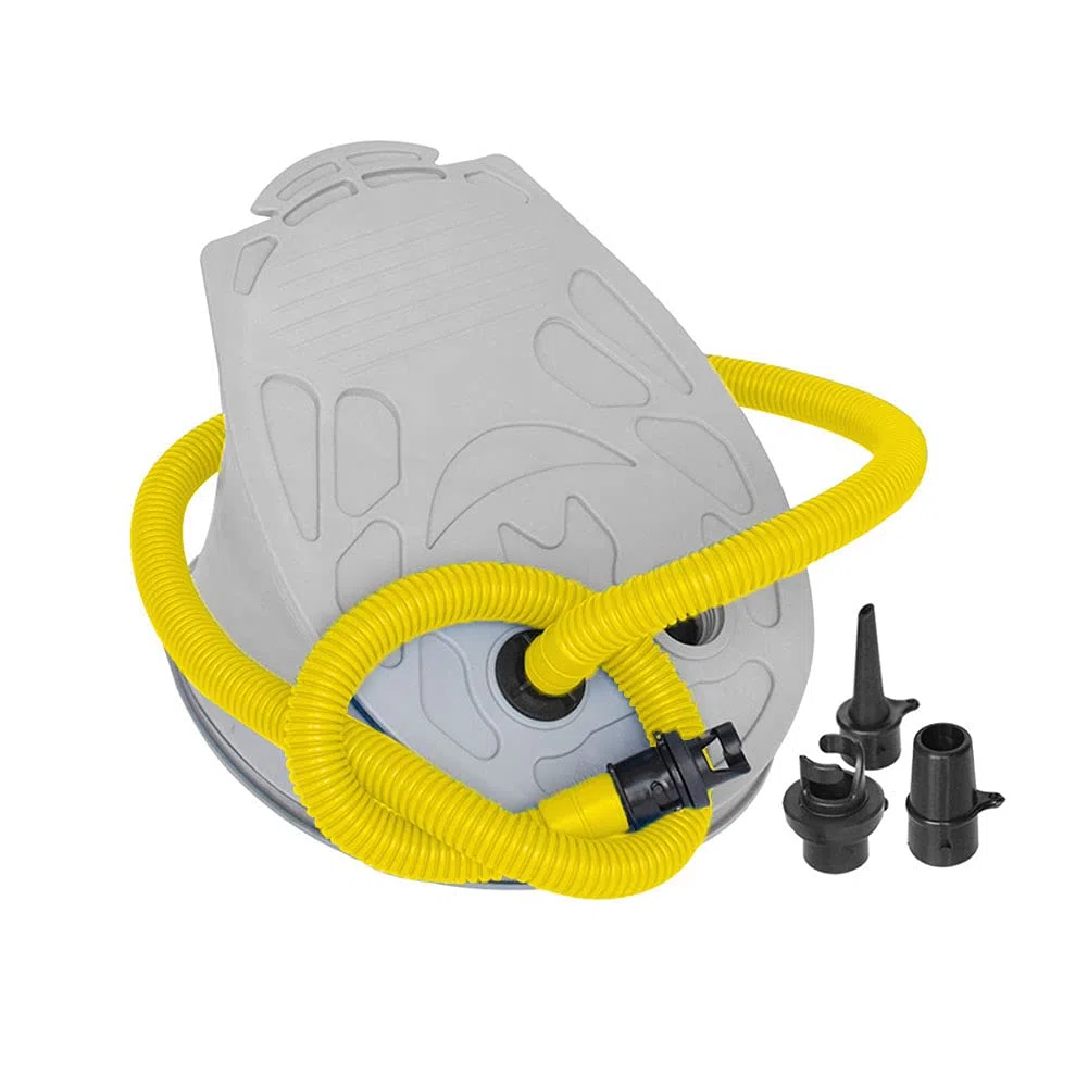Pompe à pied pour canoë kayak, bateau gonflable portable et matelas gonflable
