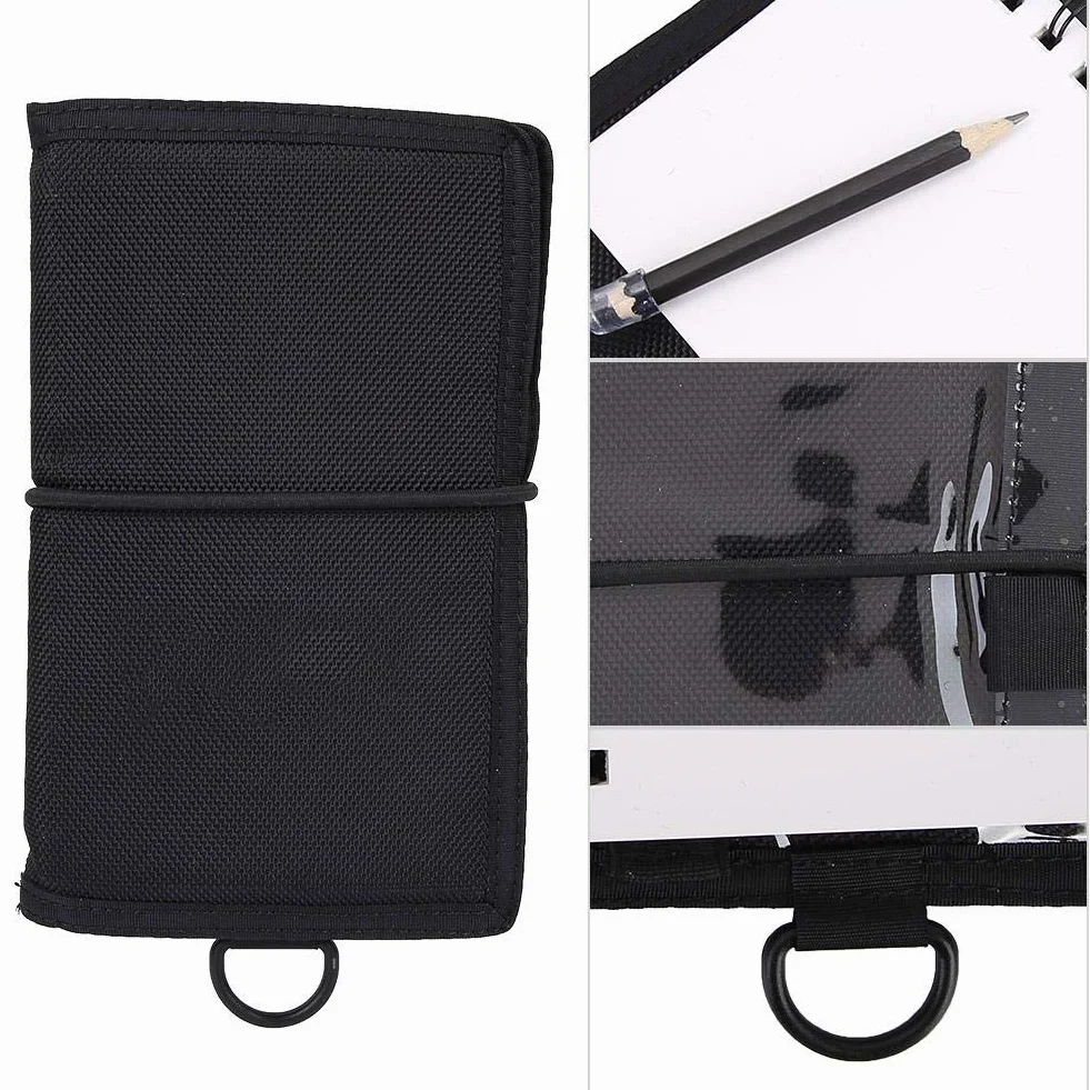 Tbest cahier sous marin, Plongée Ardoise, carnet sous-Marin plongée sous-Marine carnet étanche Papier laitier Livre avec Crayon Replacement pour l’Eau plongée Natation