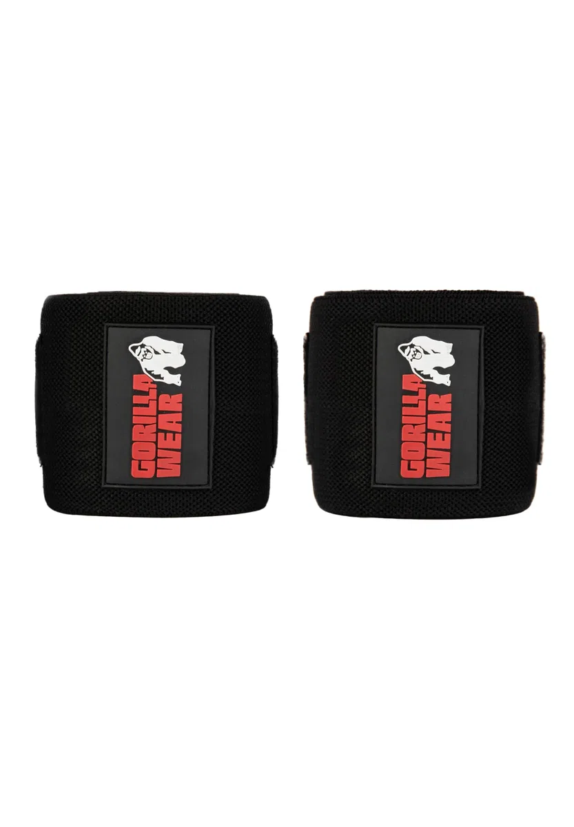 Gorilla Wear Elbow Wraps Coudières Bodybuilding Fitness Unisexe Noir (120cm)